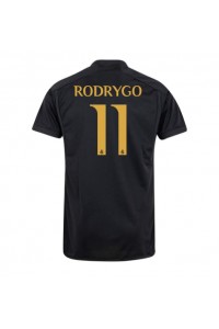 Real Madrid Rodrygo Goes #11 Jalkapallovaatteet Kolmaspaita 2023-24 Lyhythihainen